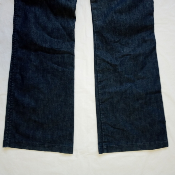 Express Design Editor Wide Leg Dark Wash Jeans - Picture 7 of 10